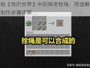 揭秘《我的世界》中的神奇栓绳：用途解析与制作步骤详解