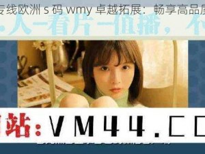 欧亚专线欧洲 s 码 wmy 卓越拓展：畅享高品质购物体验