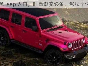 桃红色 jeep 入口，时尚潮流必备，彰显个性魅力