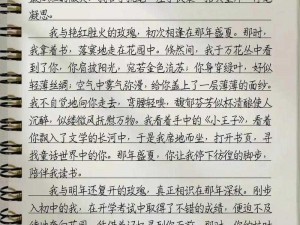 男生的放女生的的作文——高品质作文本，让你的文字更精彩