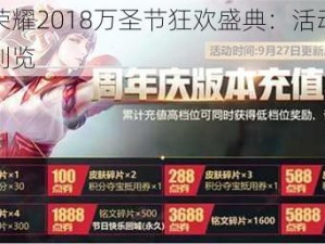 王者荣耀2018万圣节狂欢盛典：活动盛况与福利览