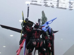 MG 1-100 空战型突击高达RM版中国红全装备套装启订，未来科技巨作揭秘