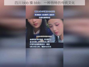 四川 bbb 搡 bbb：一种独特的传统文化