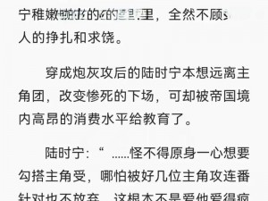 炮灰攻被合不拢腿之 XXX