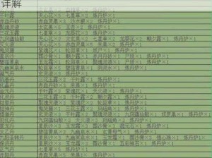 抖音堆叠修仙赤木钢合成攻略：赤木钢合成表详解