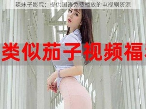 辣妹子影院：提供国语免费播放的电视剧资源