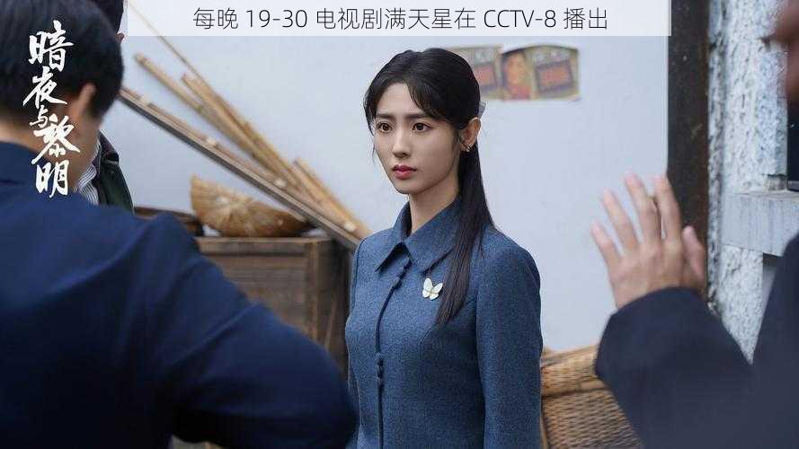 每晚 19-30 电视剧满天星在 CCTV-8 播出