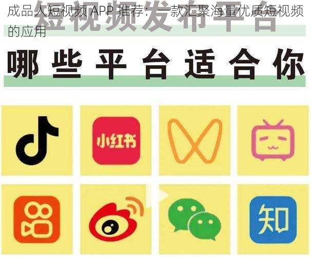 成品人短视频 APP 推荐：一款汇聚海量优质短视频的应用