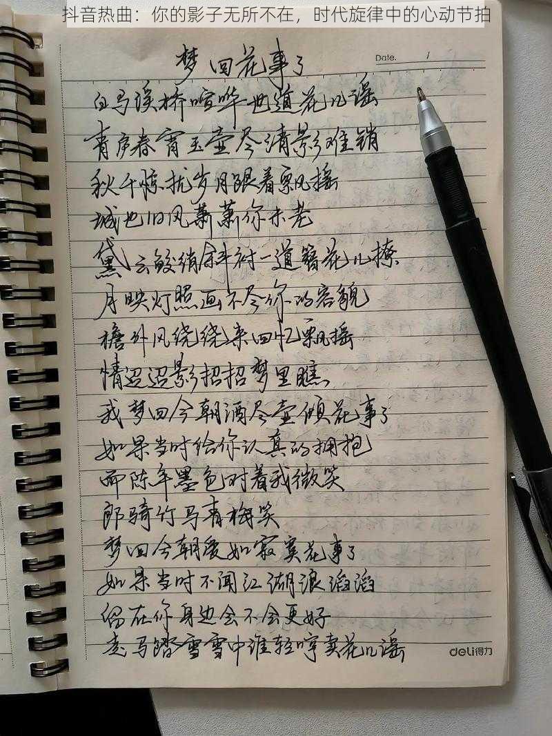 抖音热曲：你的影子无所不在，时代旋律中的心动节拍