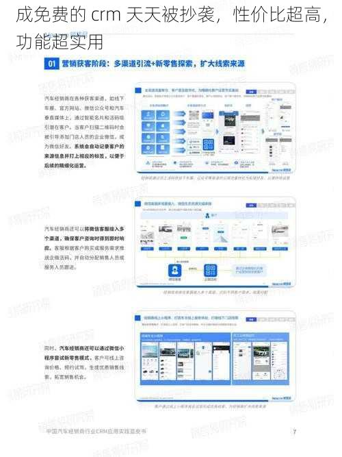 成免费的 crm 天天被抄袭，性价比超高，功能超实用