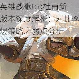 英雄战歌tcg杜甫新版本深度解析：对比李煜策略之弱点分析