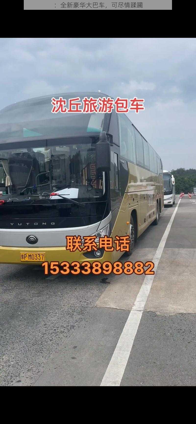 ：全新豪华大巴车，可尽情蹂躏