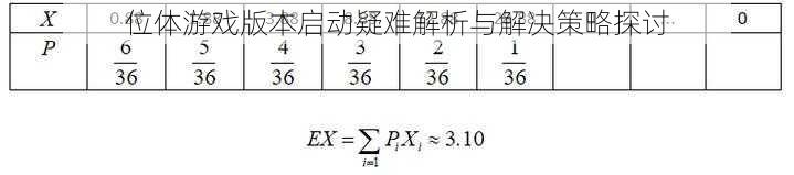 位体游戏版本启动疑难解析与解决策略探讨