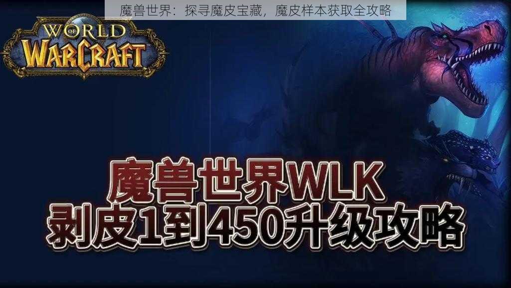 魔兽世界：探寻魔皮宝藏，魔皮样本获取全攻略