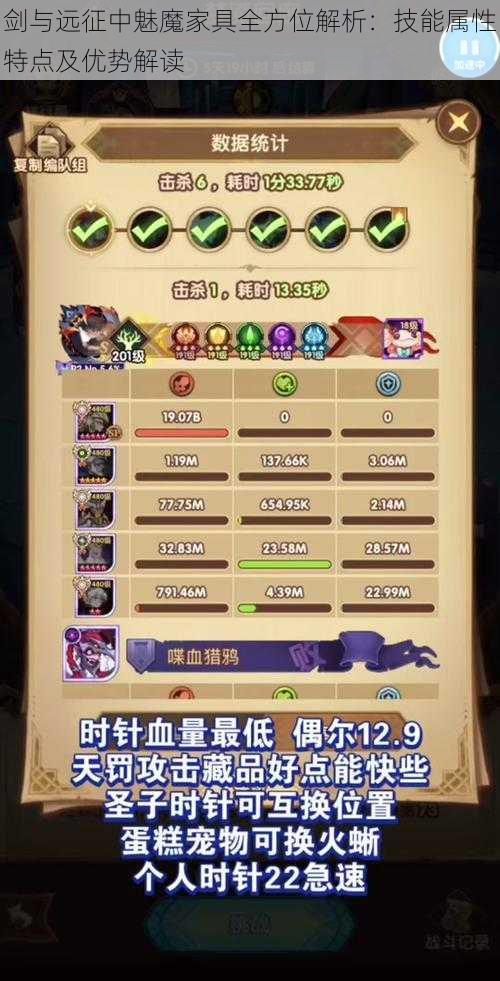 剑与远征中魅魔家具全方位解析：技能属性特点及优势解读