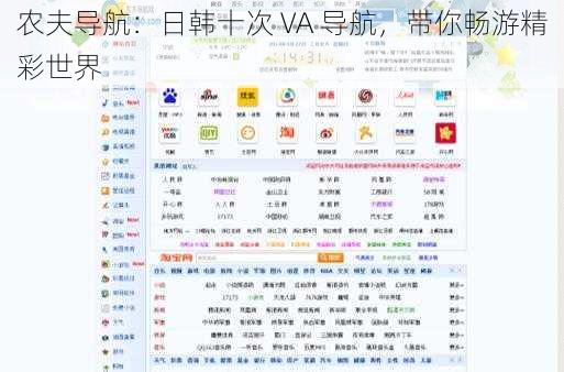 农夫导航：日韩十次 VA 导航，带你畅游精彩世界