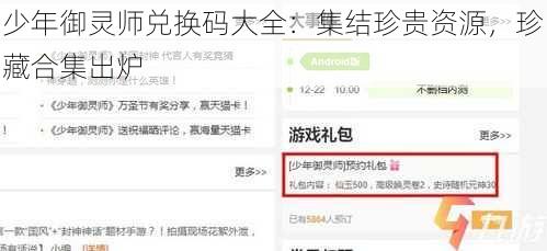 少年御灵师兑换码大全：集结珍贵资源，珍藏合集出炉