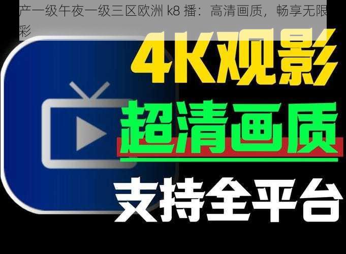 国产一级午夜一级三区欧洲 k8 播：高清画质，畅享无限制精彩