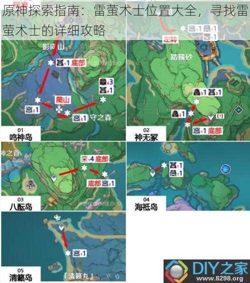 原神探索指南：雷萤术士位置大全，寻找雷萤术士的详细攻略