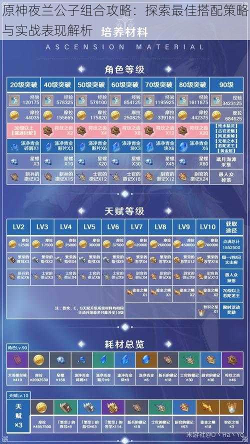 原神夜兰公子组合攻略：探索最佳搭配策略与实战表现解析