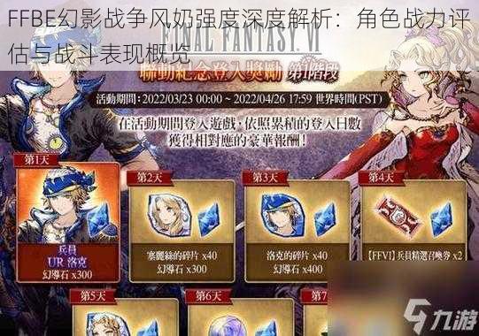 FFBE幻影战争风奶强度深度解析：角色战力评估与战斗表现概览